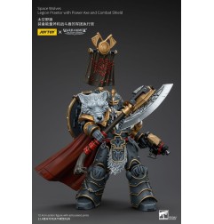 Warhammer The Horus Heresy - Figurine 1/18 Space Wolves Legion Praetor avec Power Axe and Combat Shield 12 cm