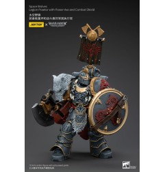 Warhammer The Horus Heresy - Figurine 1/18 Space Wolves Legion Praetor avec Power Axe and Combat Shield 12 cm
