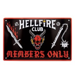 Stranger Things - Set de 3 panneau métal