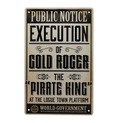 One Piece - Set de 3 panneau métal One Piece