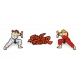 Street Fighter - Pack 3 pin's Ken, Ryu & Logo