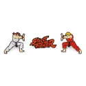 Street Fighter - Pack 3 pin's Ken, Ryu & Logo