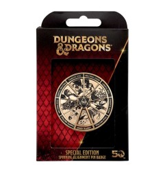 Dungeons & Dragons - Pin Alignment Spinner 24k Gold Plated Limited Edition