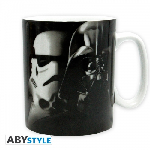 STAR WARS - Mug - 460 ml - Vador/Troopers - avec boîte