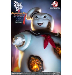 S.O.S Fantômes - Ghostbusters statuette Soft Vinyl Stay Puft Marshmallow Man Burnign Edition Deluxe Version 30 cm
