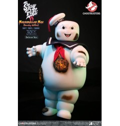 S.O.S Fantômes - Ghostbusters statuette Soft Vinyl Stay Puft Marshmallow Man Burnign Edition Deluxe Version 30 cm