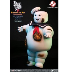 S.O.S Fantômes - Statuette Stay Puft Marshmallow Man Burnign Edition Deluxe Version 30 cm