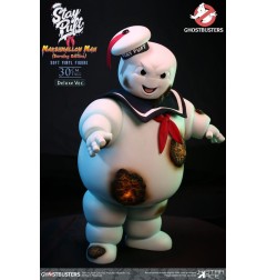 S.O.S Fantômes - Ghostbusters statuette Soft Vinyl Stay Puft Marshmallow Man Burnign Edition Deluxe Version 30 cm
