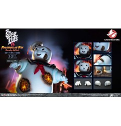 S.O.S Fantômes - Ghostbusters statuette Soft Vinyl Stay Puft Marshmallow Man Burnign Edition Deluxe Version 30 cm