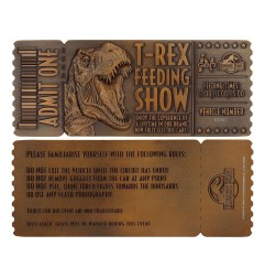 Jurassic Park - Réplique 1/1 Feeding Show Ticket