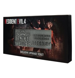 Resident Evil - 4 réplique 1/1 Metal Exclusive Upgrade Ticket