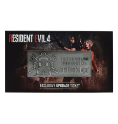 Resident Evil - 4 réplique 1/1 Metal Exclusive Upgrade Ticket