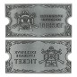 Resident Evil - 4 réplique 1/1 Metal Exclusive Upgrade Ticket