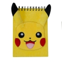 Pokemon - Cahier peluche à spirale A5 Pikachu