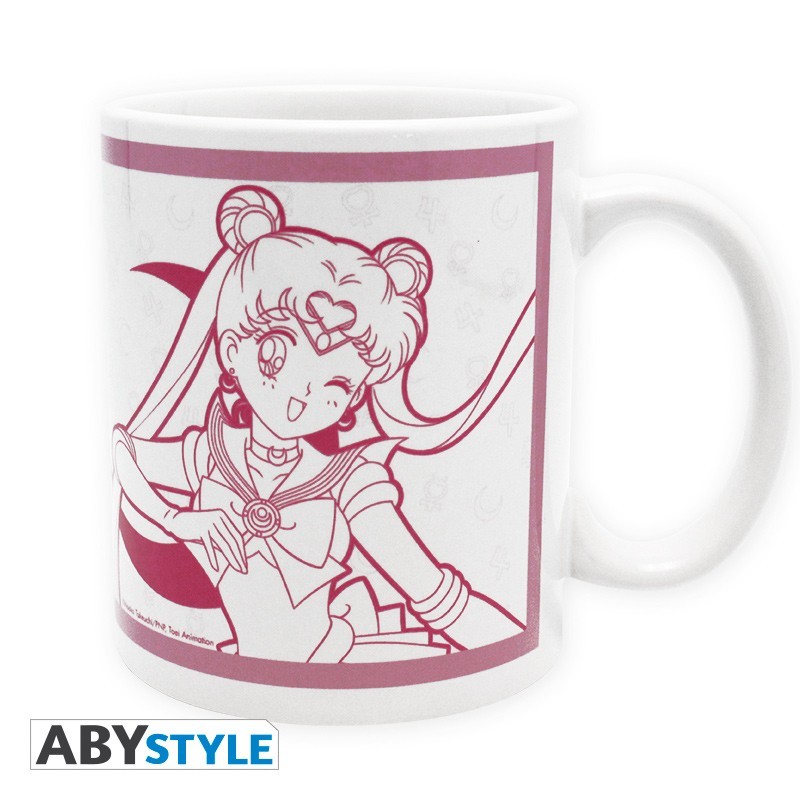 SAILOR MOON - Mug - 320 ml - Sailor Moon & Luna - subli - avec boîte