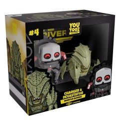 Helldivers 2 - Pack 2 figurines Monitor Buddiez Charger & Devastator 7 cm