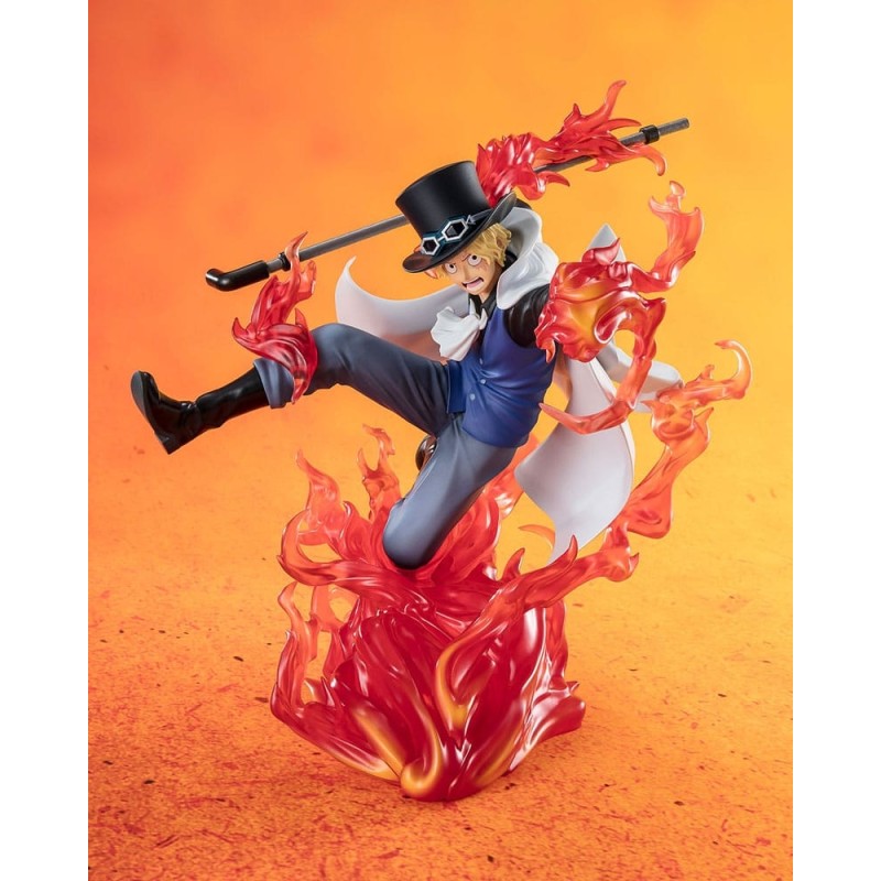 One Piece - Statuette PVC Figuarts ZERO Extra Battle Sabo Fire Fist Rook Check 19 cm