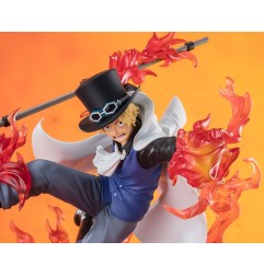 One Piece - Statuette Figuarts ZERO Extra Battle Sabo Fire Fist Rook Check 19 cm