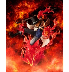 One Piece - Statuette Figuarts ZERO Extra Battle Sabo Fire Fist Rook Check 19 cm