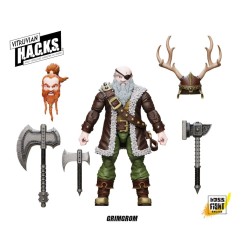 Autre - Vitruvian H.A.C.K.S. figurine Dwarf Mercenary Grimgrom