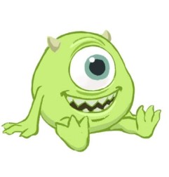 Monstres & Cie / Monstres Academy - Tirelire Bob Razowski 15 cm