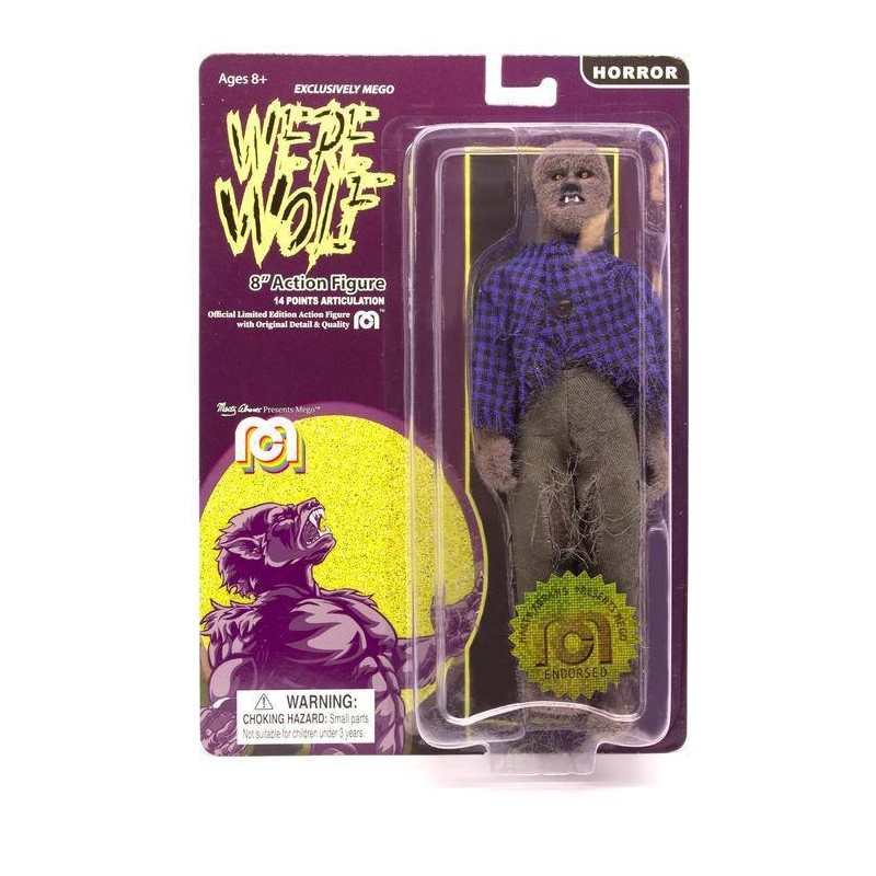 Werewolf - Mego Horror figurine  (Flocked) 20 cm