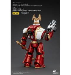 Warhammer - Figurine 1/18 Thousand Sons Sekhmet Terminator Cabal Sekhmet avec Combi-Melta and Achea Force Weapon 14 cm