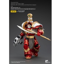 Warhammer - Figurine 1/18 Thousand Sons Sekhmet Terminator Cabal Sekhmet ave Combi-Bolter and Achea Force Weapon 14 cm
