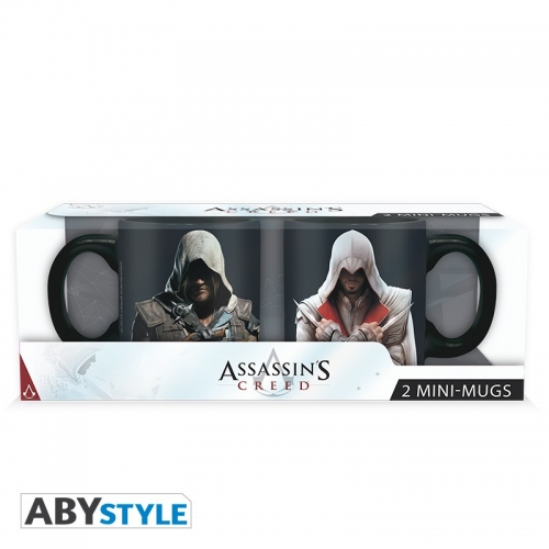 ASSASSIN'S CREED - Set 2 mini-mugs -Ezio et Edward