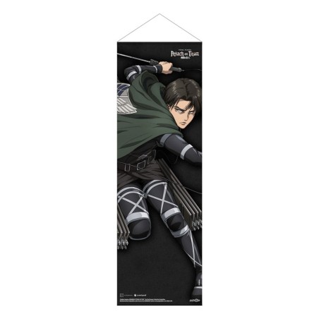 L'Attaque des Titans - Attack on Titan wallscroll Slim Levi 30 x 90 cm