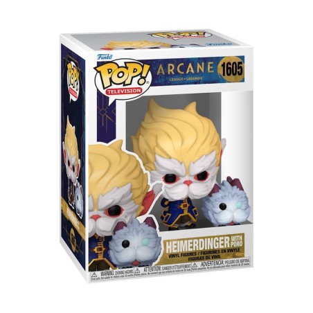 Arcane League of Legends - Figurine POP! Heimerdinger w/Poro 9 cm