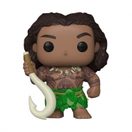 Vaiana : La Légende du bout du monde 2 - Figurine POP! & Buddy Maui avec Hameçon 9 cm