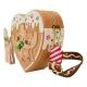 Lilo & Stitch - Sac à bandoulière Angel et Stitch Gingerbread Heart by Loungefly