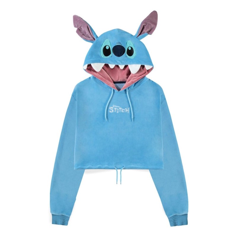 Lilo & Stitch - Cropped Sweat ÃÂ capuche Stitch Lilo & Stitch - Cropped Sweat ÃÂ capuche Stitch