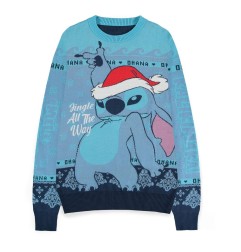 Lilo & Stitch - Sweatshirt Christmas Jumper Stitch Blue 