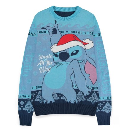 Lilo & Stitch - Sweatshirt Christmas Jumper Stitch Blue 