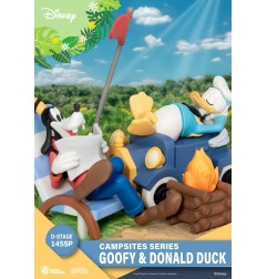 Disney - Diorama D-Stage Campsite Series Dingo & Donald Duck Special Edition 10 cm