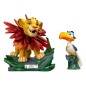 Disney - Pack 2 statuetten Master Craft Le Roi lion Little Simba & Zazu 31 cm