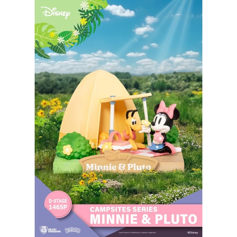 Disney - Diorama PVC D-Stage Campsite Series Mini & Pluto Special Edition 10 cm Disney - Diorama PVC D-Stage Campsite Series Mini & Pluto Special Edition 10 cm