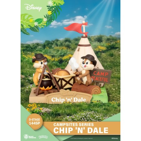 Disney - Diorama PVC D-Stage Campsite Series Chip & Dale Special Edition 10 cm