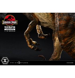 Jurassic Park - Statuette Prime Collectibles 1/10 Velociraptor Closed Mouth 19 cm
