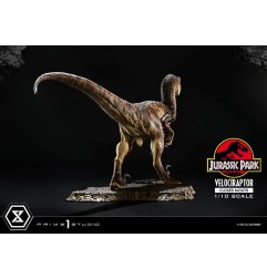 Jurassic Park - Statuette Prime Collectibles 1/10 Velociraptor Closed Mouth 19 cm