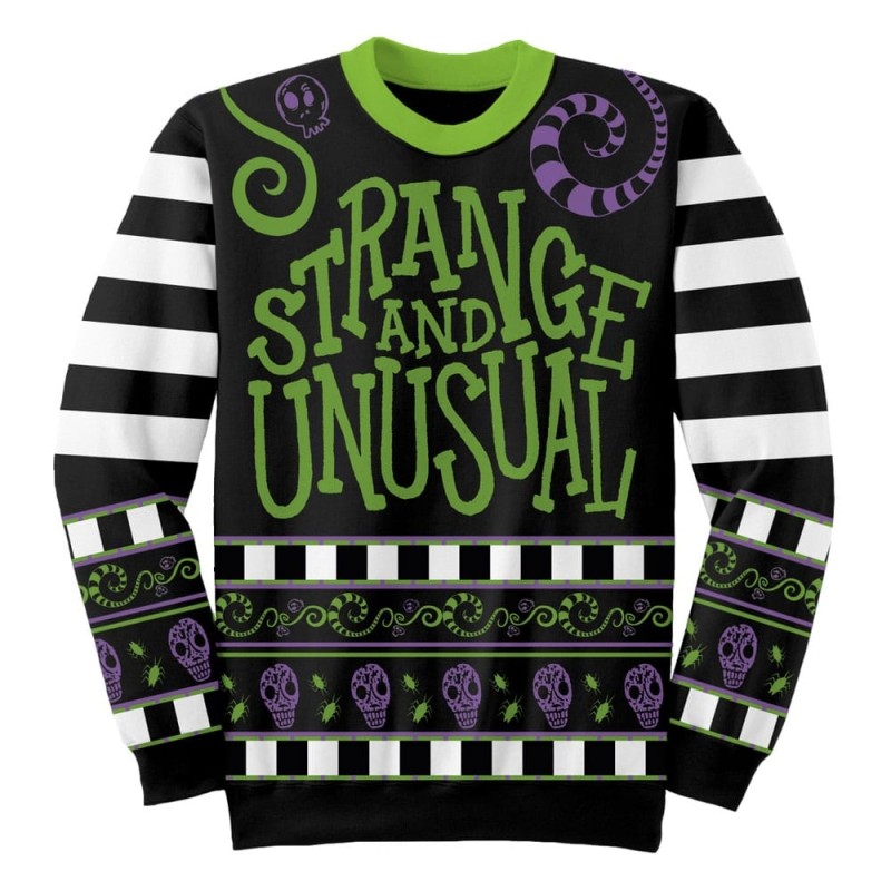 Beetlejuice - Sweatshirt Christmas Jumper Showtime Strange and Unusual Beetlejuice - Sweatshirt Christmas Jumper Showtime Strange and Unusual