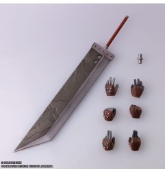 Final Fantasy VII Bring Arts - Figurine avec véhicule Cloud Strife & Hardy-Daytona 15 cm