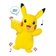 Pokémon - Peluche sonore et lumineuse Power Action Pikachu 25 cm