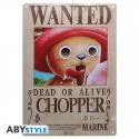 One Piece - Plaque métal Chopper Wanted