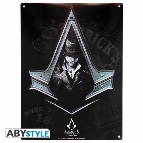 ASSASSIN'S CREED - Plaque métal Syndicate 