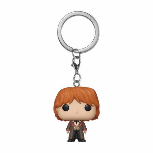 Harry Potter - Porte-clés Pocket POP! Ron (Yule) 4 cm