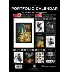 L'Attaque des Titans - Attack on Titan Portfolio calendrier 2025 *ANGLAIS*