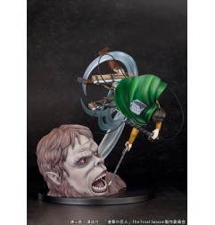 L'Attaque des Titans - Attack on Titan statuette PVC 1/7 Levi vs Beast Titan Ver. 28 cm